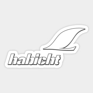 Habicht logo (v1 right) Sticker